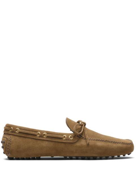 suede driving shoes by CAR SHOE