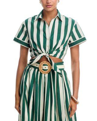 Asbury Tie Front Top by CARA CARA