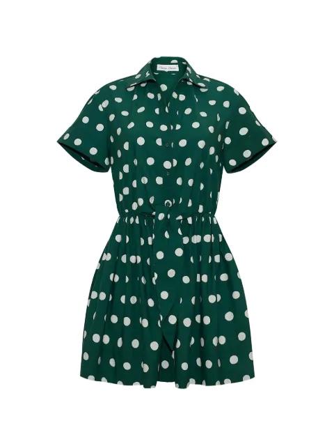 Asbury polka-dot mini dress by CARA CARA