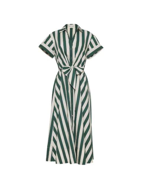 Asbury striped shirt midi dress by CARA CARA
