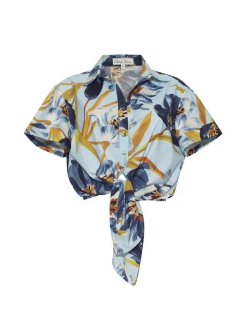 Asbury tie-detail shirt by CARA CARA