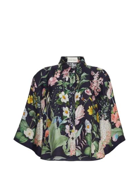 Calvia floral-print shirt by CARA CARA