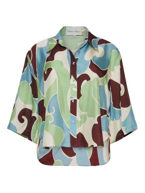 Calvia printed shirt by CARA CARA
