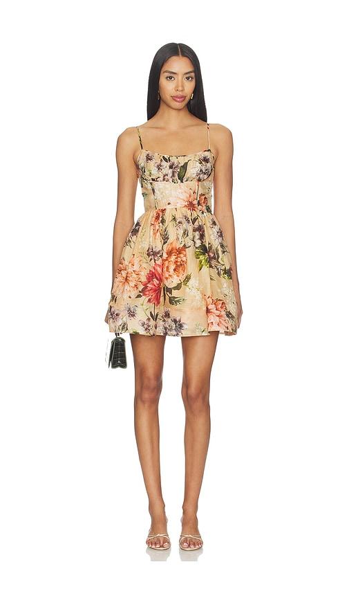 Cara Cara Alba Mini Dress in Peach by CARA CARA