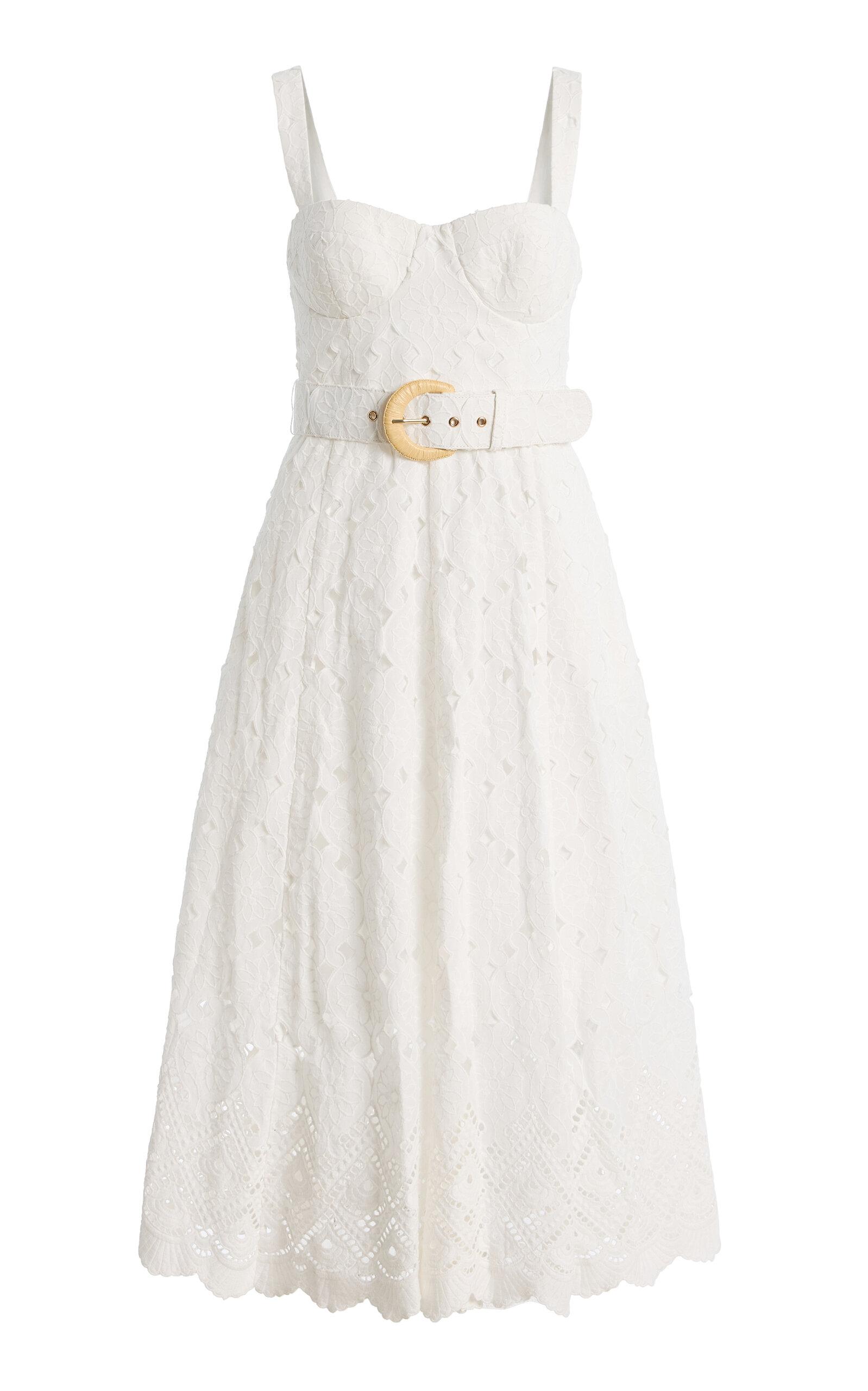 Cara Cara Calypso Eyelet Cotton Midi Dress - Moda Operandi by CARA CARA