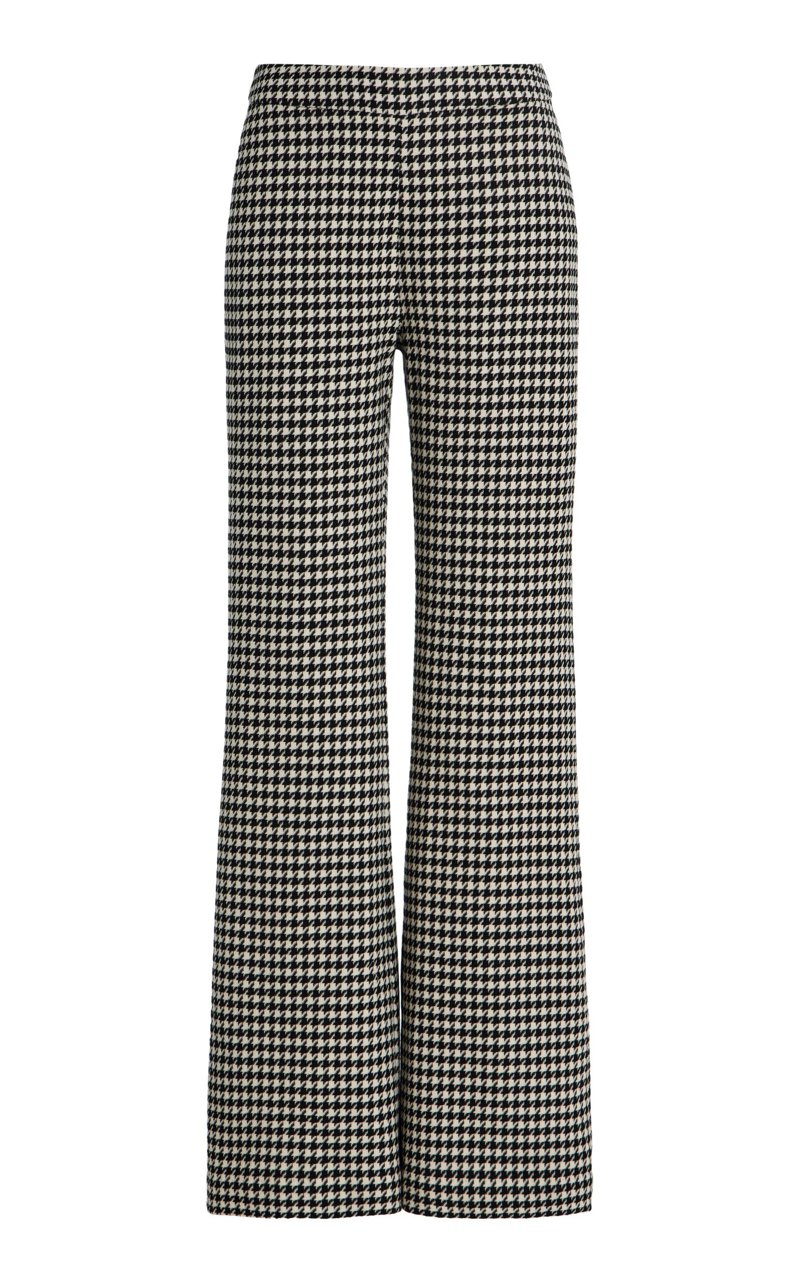Cara Cara Christopher Houndstooth Wool-Blend Pants - Moda Operandi by CARA CARA