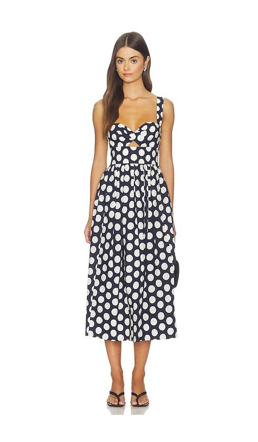 Cara Cara Clover Dress in Navy by CARA CARA