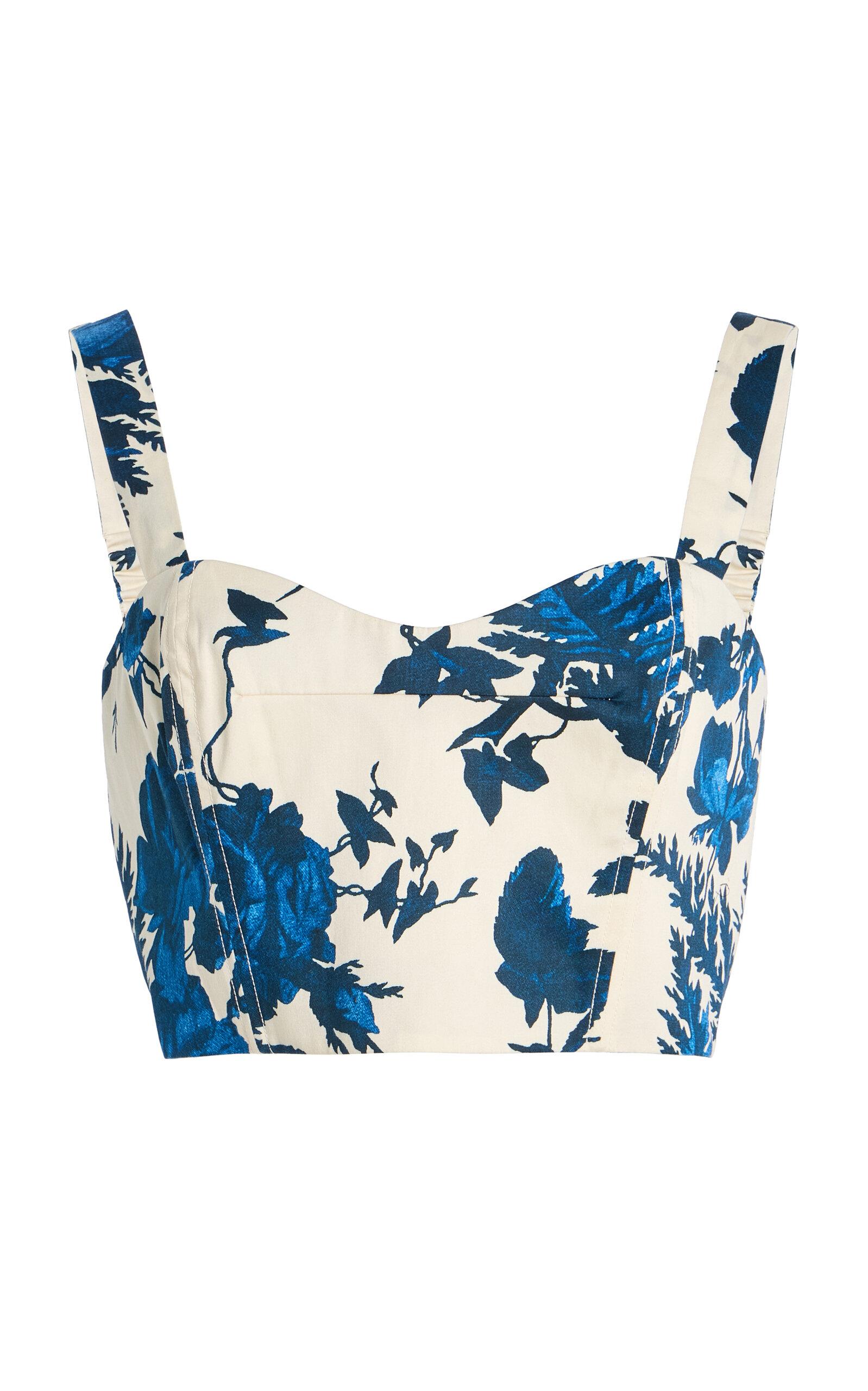 Cara Cara Opal Rosehip-Printed Cotton Top - Moda Operandi by CARA CARA
