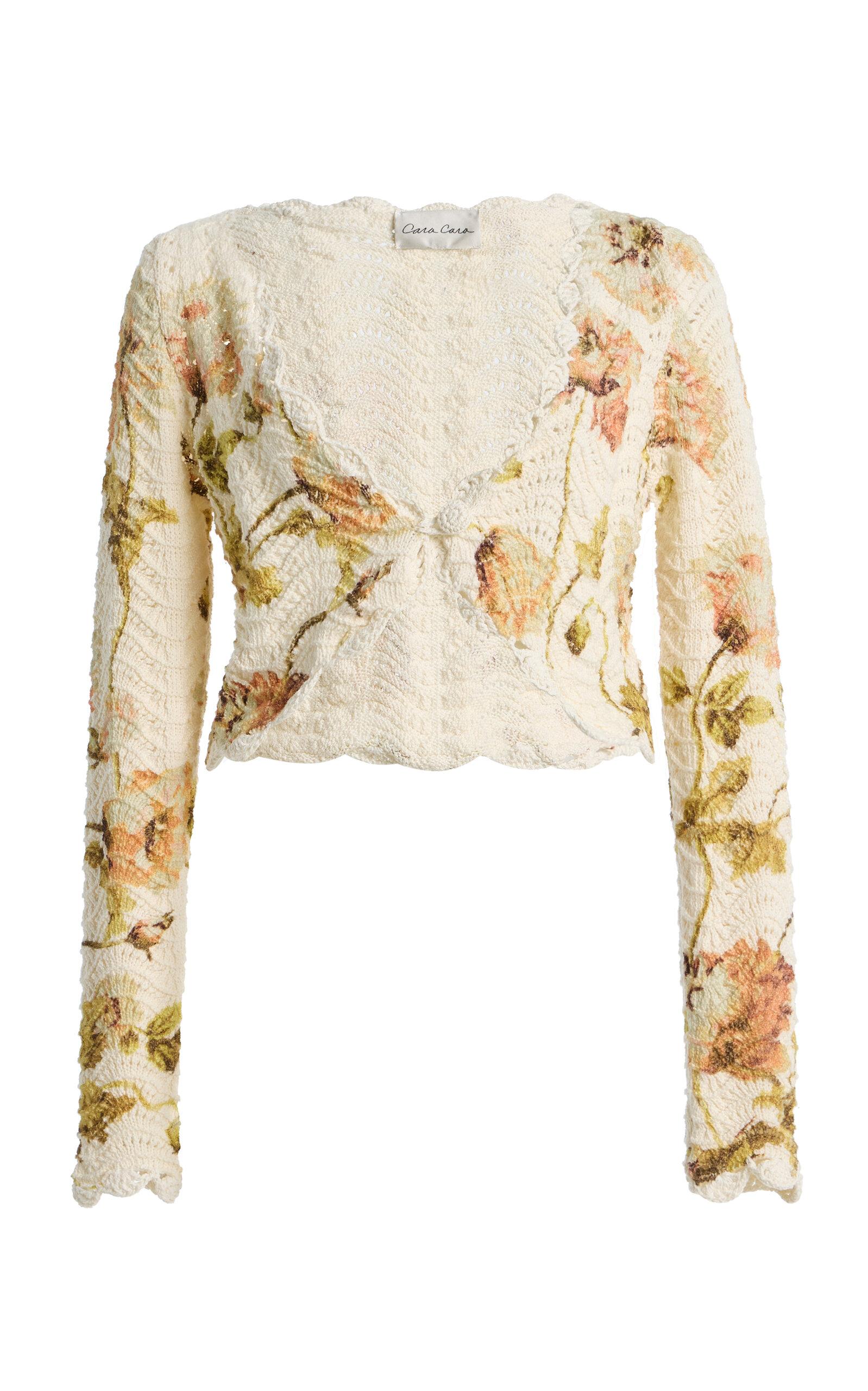 Cara Cara Sally Crocheted Cotton Shrug - Moda Operandi by CARA CARA
