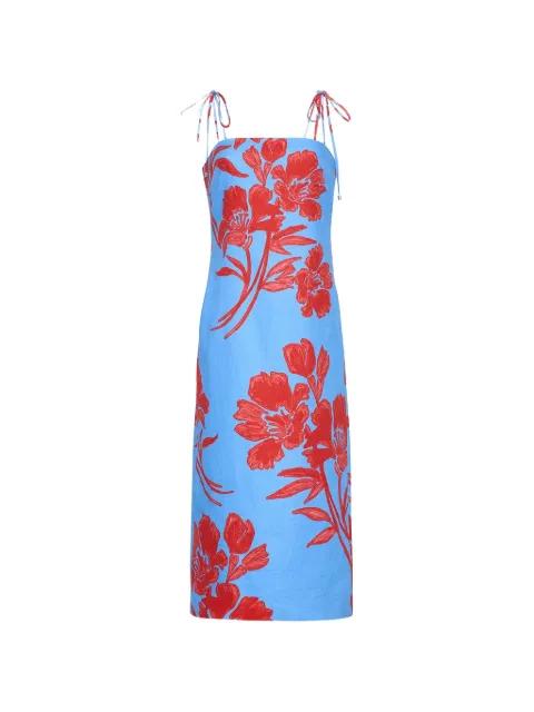 Chelsea floral-print midi dress by CARA CARA