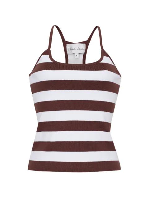 Didi stripe-knit tank top by CARA CARA