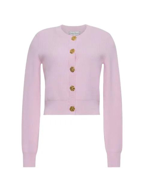 Ellery floral-button cardigan by CARA CARA