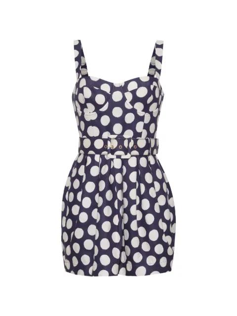 Etna polka-dot mini dress by CARA CARA