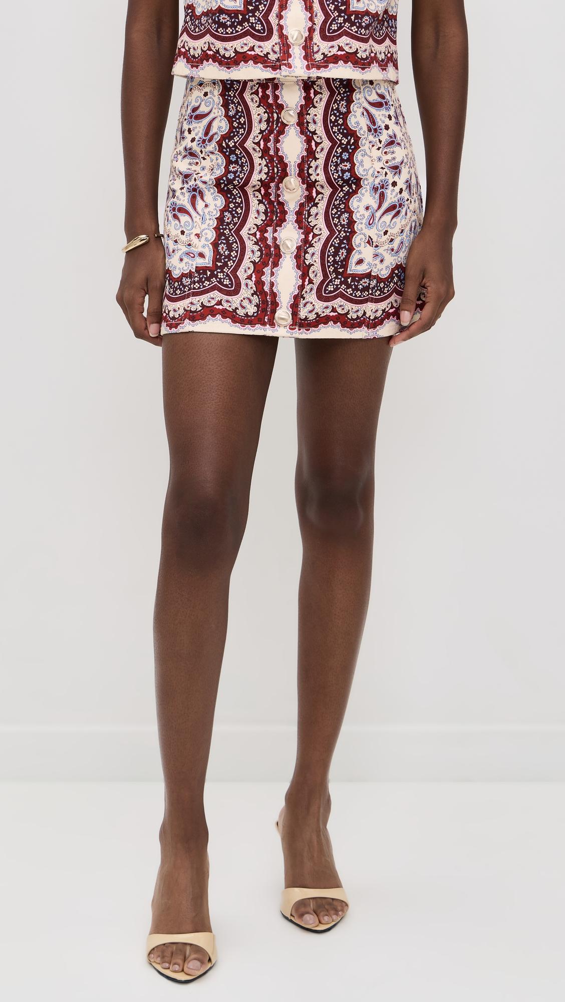 Evergreen Miniskirt by CARA CARA
