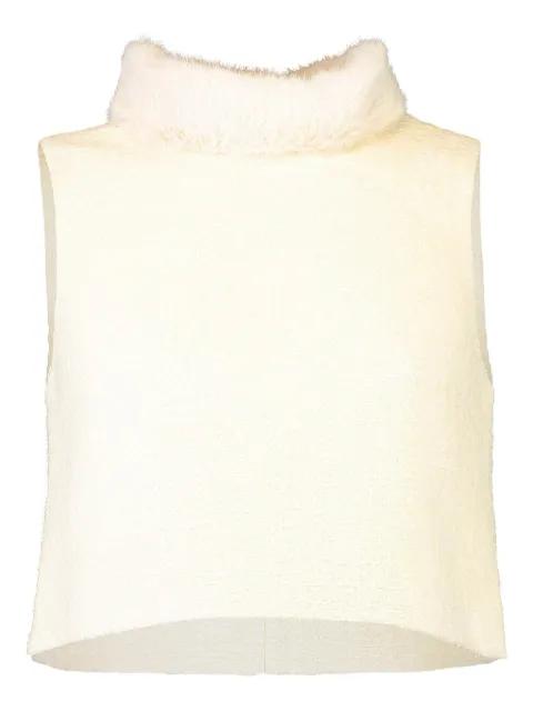 Gina high-neck top by CARA CARA
