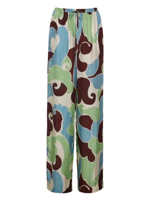 Girona printed trousers by CARA CARA