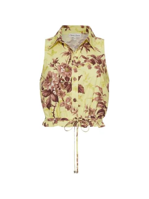 Hannah floral-print top by CARA CARA