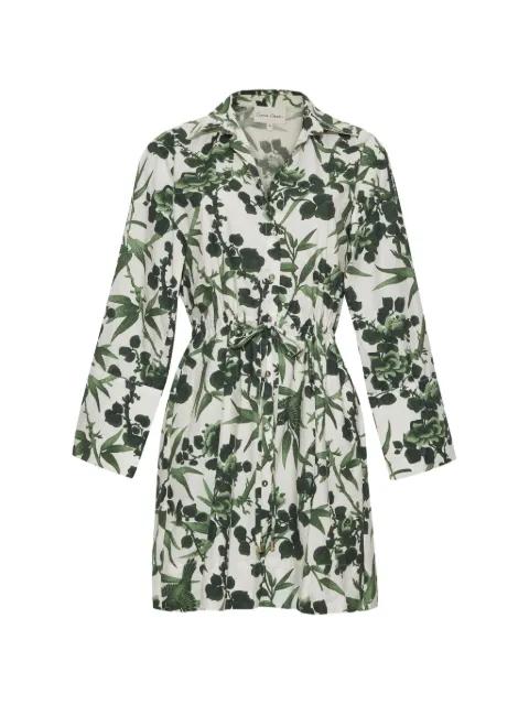 Henry drawstring floral-print mini dress by CARA CARA