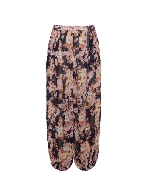 Jenna floral-print trousers by CARA CARA