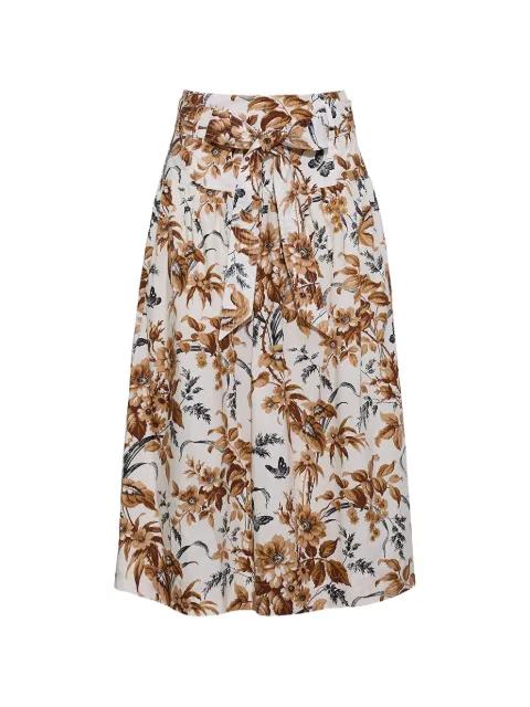 Jiya floral midi skirt by CARA CARA