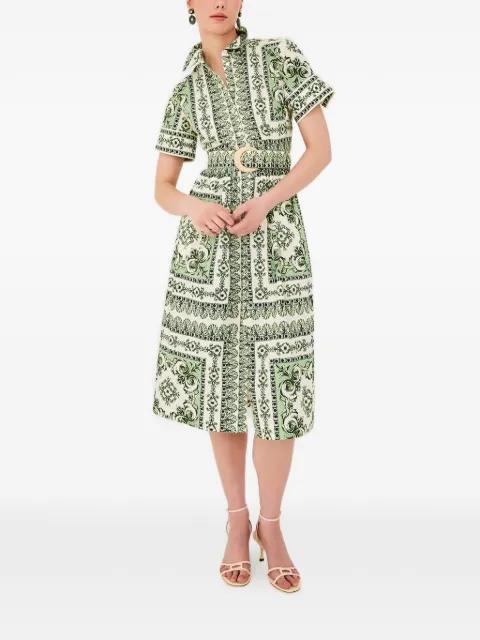 Malena short-sleeve midi dress by CARA CARA