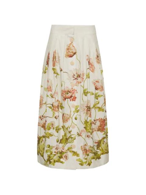 Marge floral-print skirt by CARA CARA