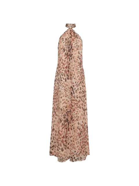 Marion halterneck maxi dress by CARA CARA