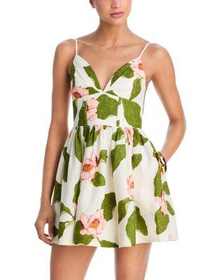 Miro Linen Mini Dress by CARA CARA