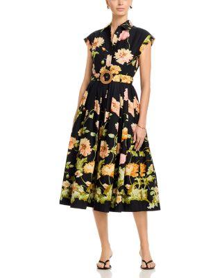Octavia Belted Dress by CARA CARA