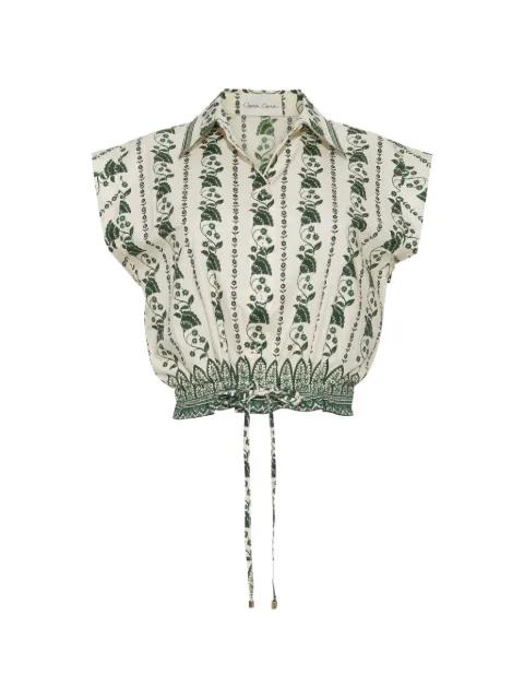 Octavia floral-print shirt by CARA CARA