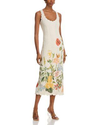 Orel Floral Scalloped Dress by CARA CARA