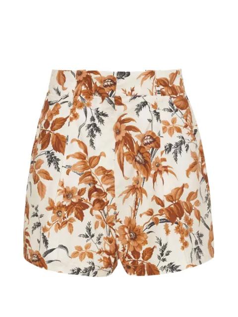 Palmer floral-print shorts by CARA CARA