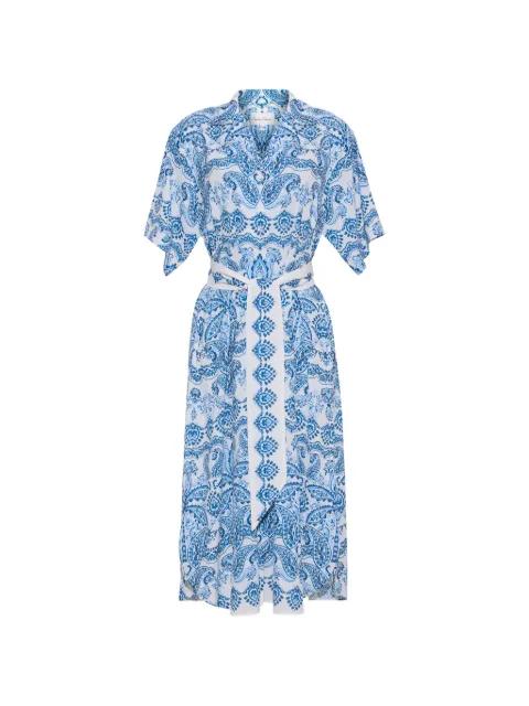 Rhodes paisley-print dress by CARA CARA