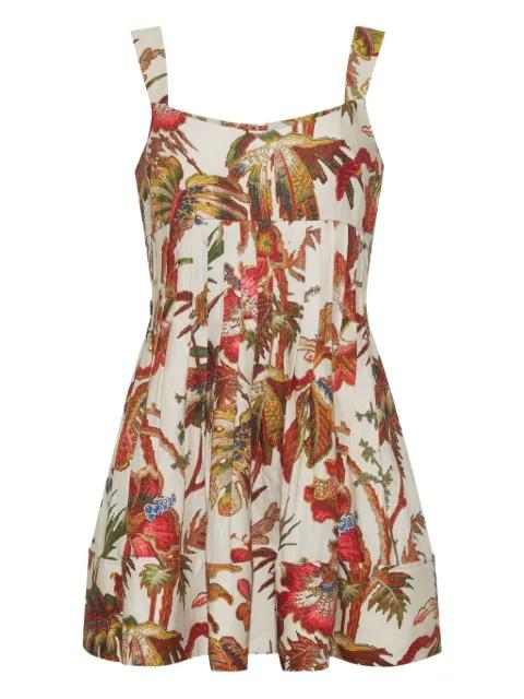 Ria floral-print mini dress by CARA CARA