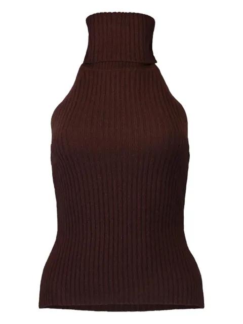 Samson ribbed turtleneck top by CARA CARA