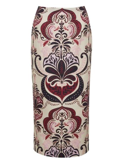 Sienna patterned pencil skirt by CARA CARA