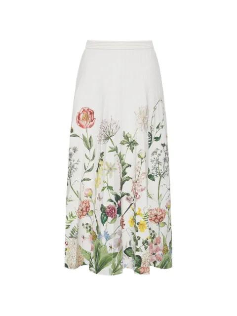 Tavira pleated midi skirt by CARA CARA