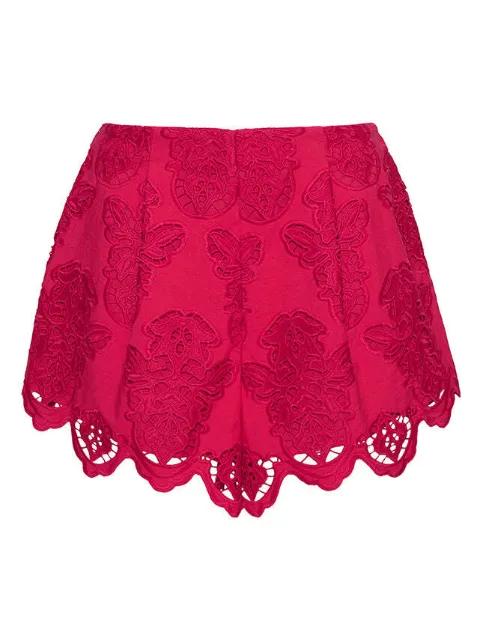Trish eyelet-detail shorts by CARA CARA