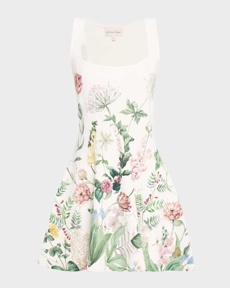 Velma Floral Mini Dress by CARA CARA