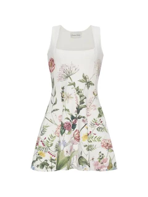 Velma floral-print mini dress by CARA CARA