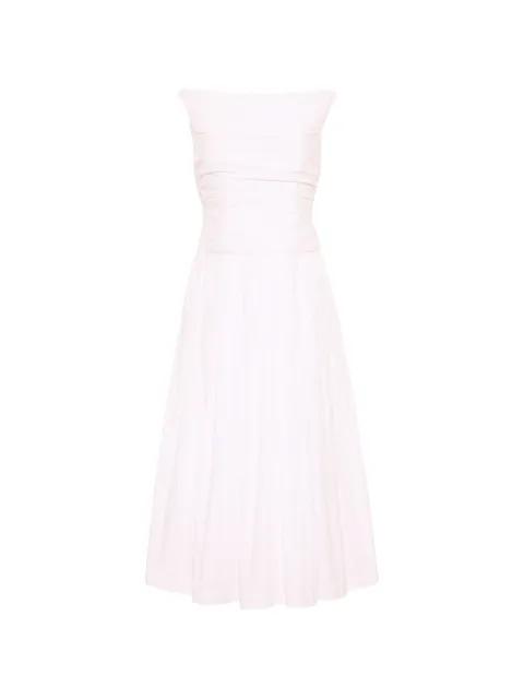 Zora ruched midi dress by CARA CARA