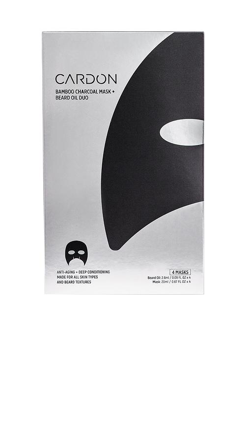 CARDON Bamboo Charcoal Mask & Beard Oil 4 Pack in Beauty by CARDON
