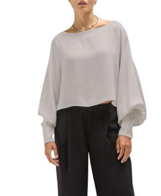Boatneck Bolero Top by CARESTE