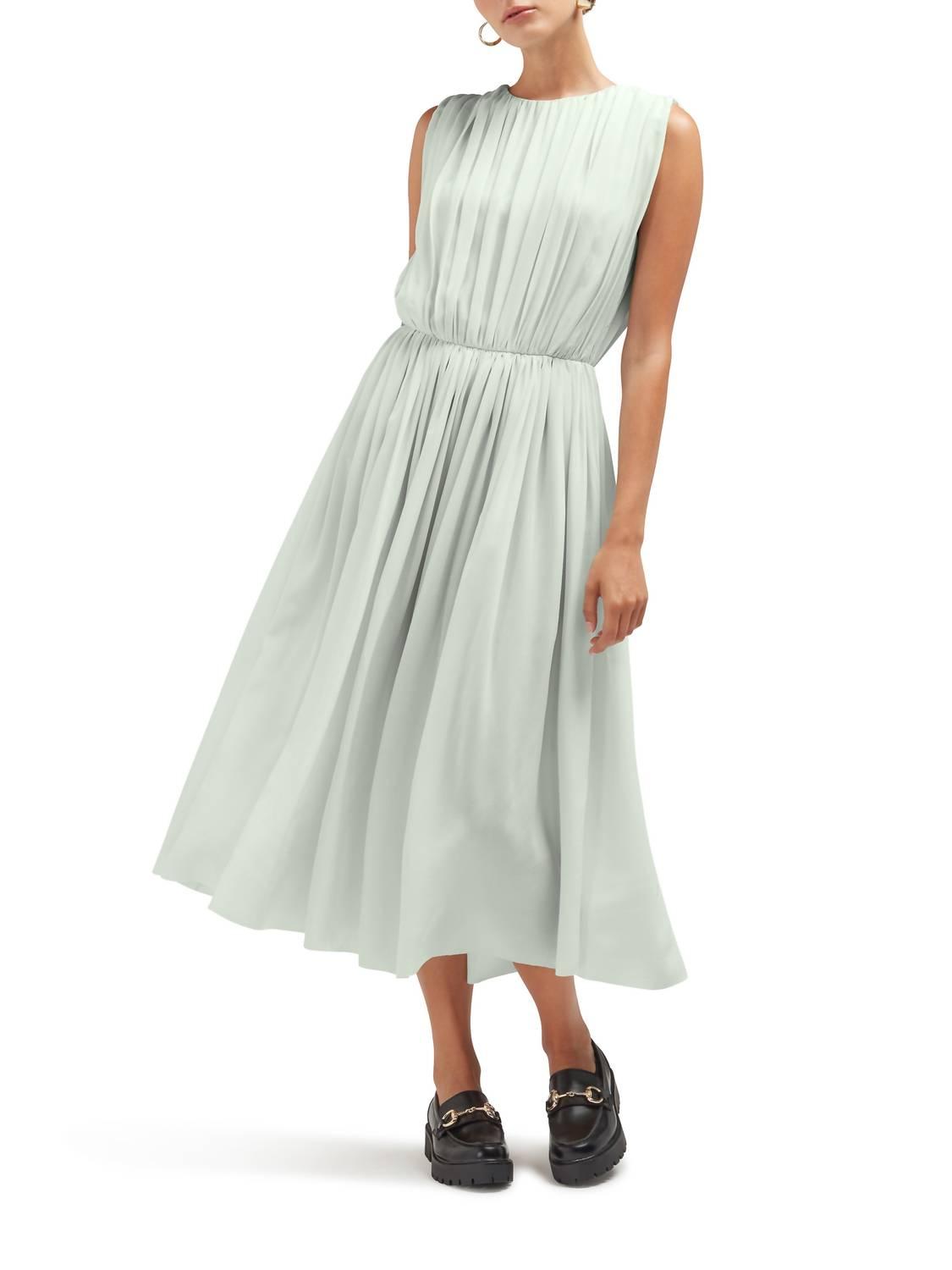 Cala Dress In Sea Green by CARESTE