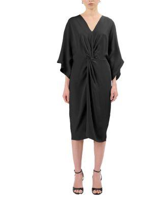 Olympia Gathered Dress by CARESTE