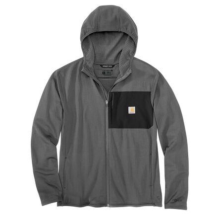 Force Relaxed Fit Full-Zip LS Hooded T-Shirt by CARHARTT