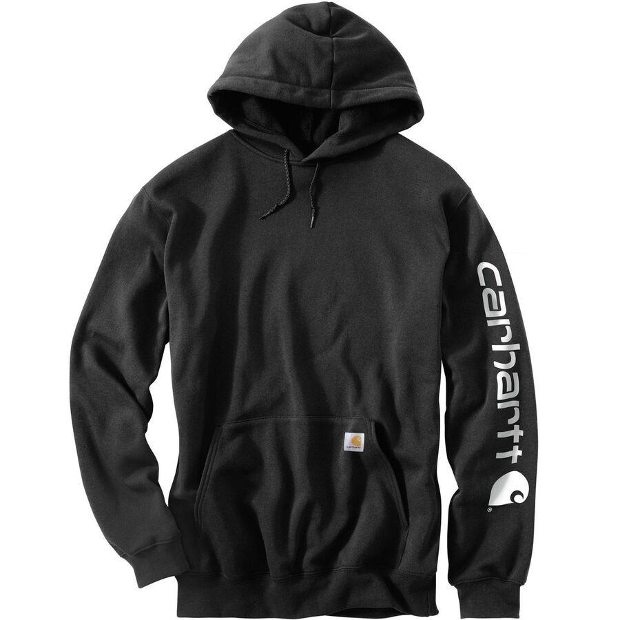 Midweight Signature Sleeve Hooded Sweatshirt by CARHARTT
