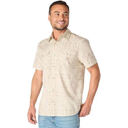 Montana Bozeman Relaxed Short-Sleeve Plaid Shirt by CARHARTT