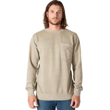 Relaxed MW Garment French Terry Crew Pkt Sweatshirt by CARHARTT