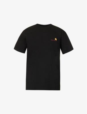American Script logo-embroidered cotton-jersey T-shirt by CARHARTT WIP